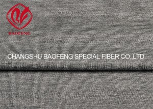 Lenzing FR/Tencel grey knitted fabric