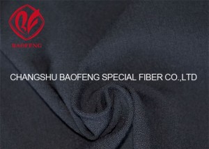 75/23/2 aramid blend fabric in 195gsm Dark blue