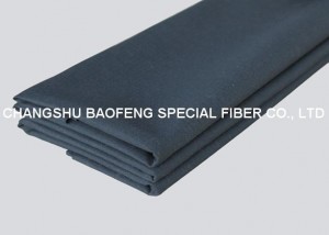 93/5/2 aramid blend fabric in 220gsm navy blue